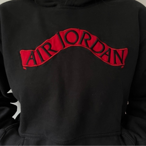 Black and Red Vintage Air Jordan Hoodie - Picture 3 of 9